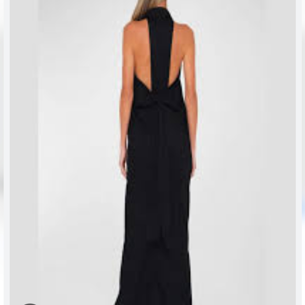 JBQ Rayna Tie Maxi Dress || Medium - Picture 2 of 3
